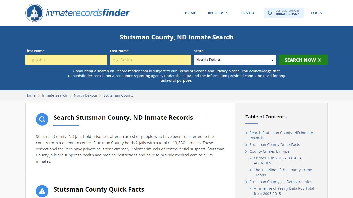 Stutsman County, ND Inmate Lookup & Jail Records Online